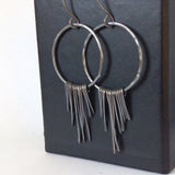 Sterling Silver Bohemian Fringe Earrings