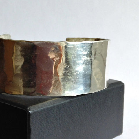 Hammered Sterling Silver Cuff Bracelet