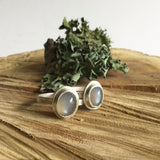 Black Moonstone Stacking Ring
