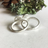Black Moonstone Stacking Ring