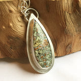 Ocean Jasper Teardrop Pendant