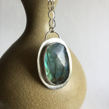 Faceted Labradorite Necklace