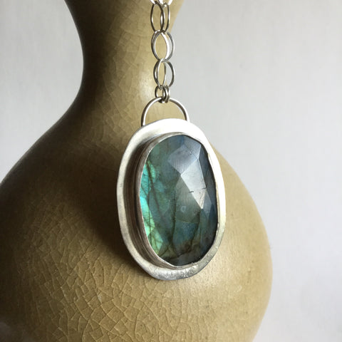 Faceted Labradorite Necklace