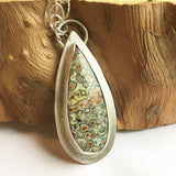Ocean Jasper Teardrop Pendant