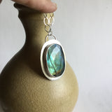 Faceted Labradorite Necklace