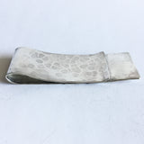 Hammered Sterling Silver Money Clip