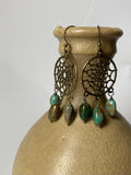 Dream catcher Turquoise Earrings