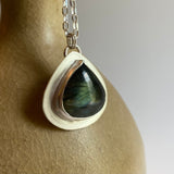 Teardrop Labradorite Necklace