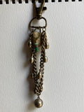 Vintage Bowling Bracelet Purse Charm