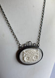 Carved Bone Owl Necklace