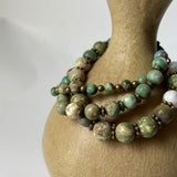 Agate Triple Strand Bracelet