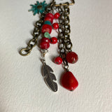 Coral Purse Charm