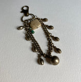 Vintage Bowling Bracelet Purse Charm
