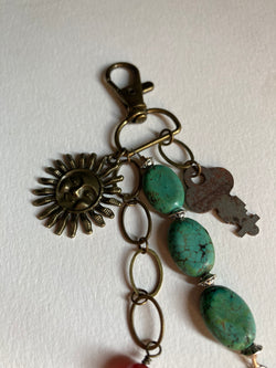 Big Sun Purse Charm