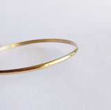 14 Karat Gold Bangle Bracelet