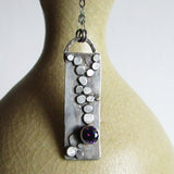 River Rock Necklace with Tube Setting