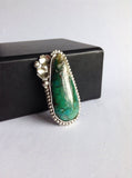Custom Chrysocolla Statement Ring - Made to Order Ring