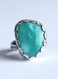 Fox Mine Turquoise Ring - Size 8 Ring
