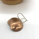 Domed Bronze Earrings
