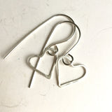 Wire Heart Earrings